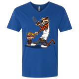 T-Shirts Royal / X-Small Superhero Team Men's Premium V-Neck