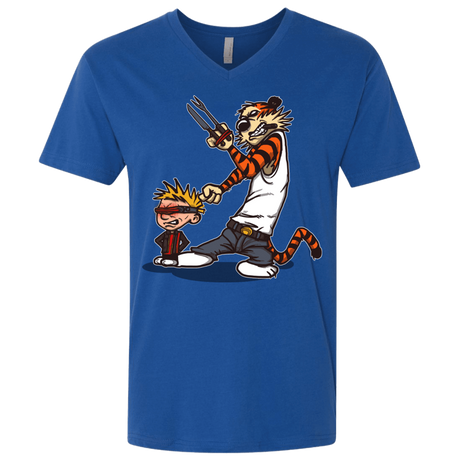 T-Shirts Royal / X-Small Superhero Team Men's Premium V-Neck