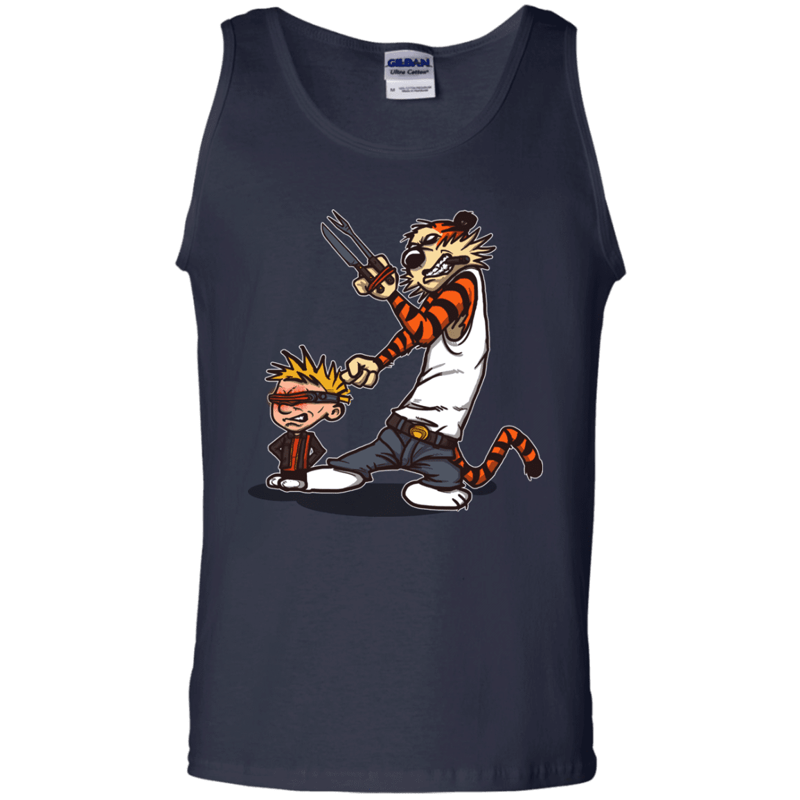 T-Shirts Navy / S Superhero Team Men's Tank Top