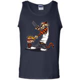 T-Shirts Navy / S Superhero Team Men's Tank Top