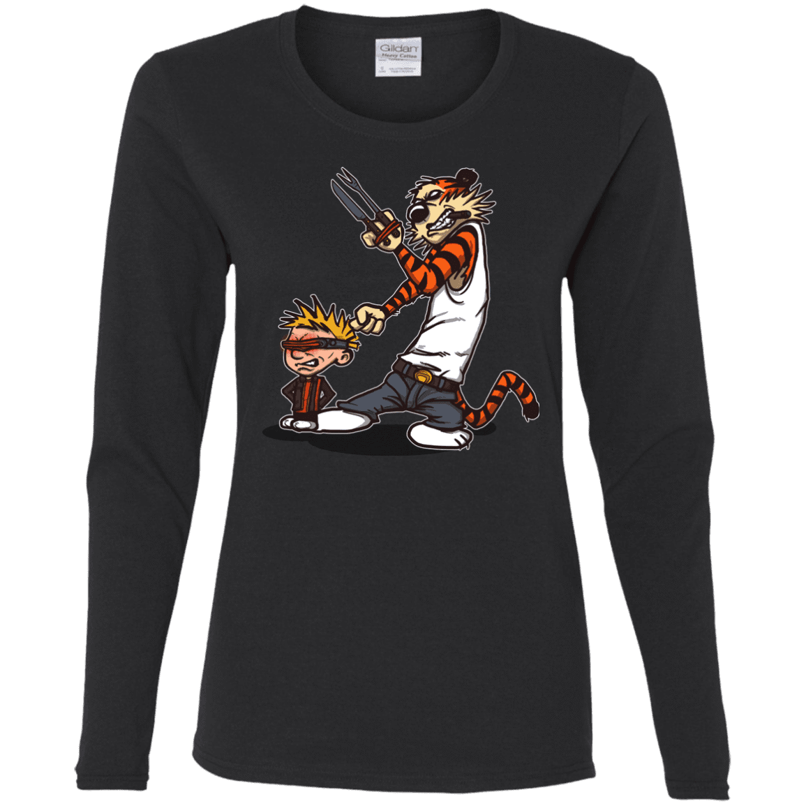 T-Shirts Black / S Superhero Team Women's Long Sleeve T-Shirt