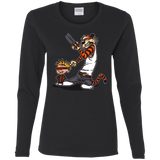 T-Shirts Black / S Superhero Team Women's Long Sleeve T-Shirt