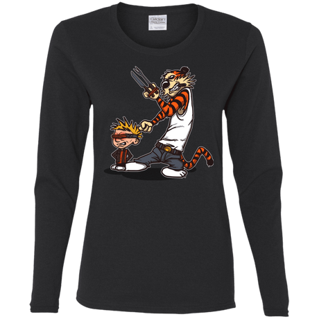 T-Shirts Black / S Superhero Team Women's Long Sleeve T-Shirt