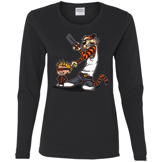 T-Shirts Black / S Superhero Team Women's Long Sleeve T-Shirt