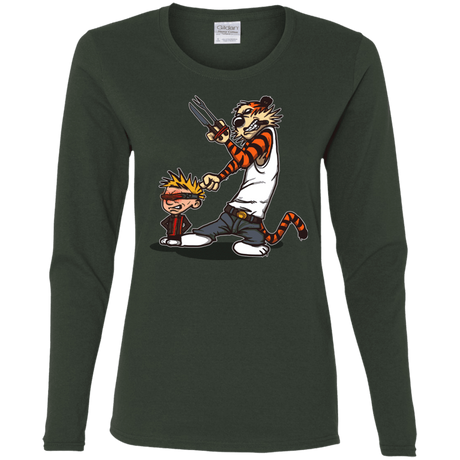 T-Shirts Forest / S Superhero Team Women's Long Sleeve T-Shirt