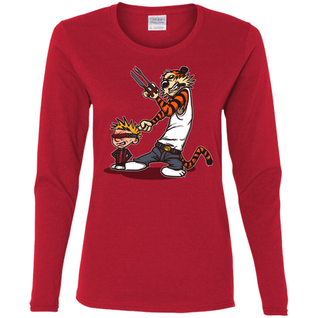 T-Shirts Red / S Superhero Team Women's Long Sleeve T-Shirt