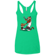 T-Shirts Envy / X-Small Superhero Team Women's Triblend Racerback Tank