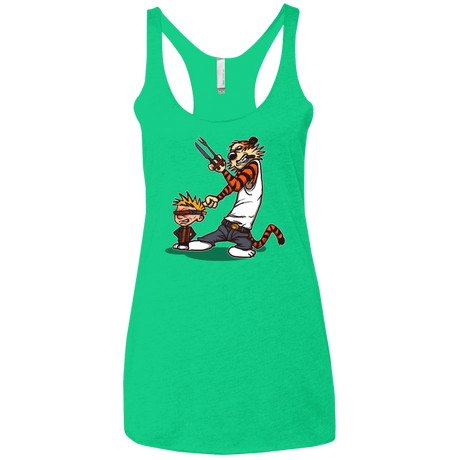T-Shirts Envy / X-Small Superhero Team Women's Triblend Racerback Tank
