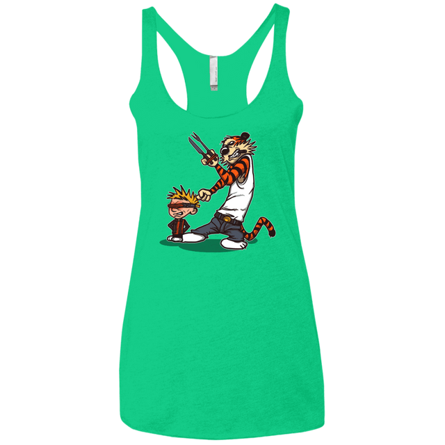 T-Shirts Envy / X-Small Superhero Team Women's Triblend Racerback Tank