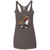 T-Shirts Macchiato / X-Small Superhero Team Women's Triblend Racerback Tank