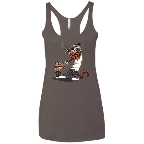 T-Shirts Macchiato / X-Small Superhero Team Women's Triblend Racerback Tank