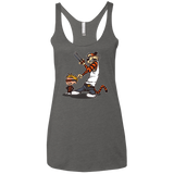 T-Shirts Premium Heather / X-Small Superhero Team Women's Triblend Racerback Tank