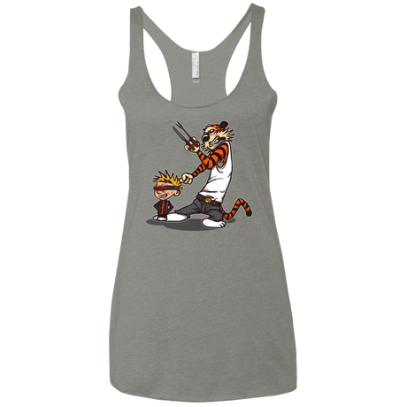 T-Shirts Venetian Grey / X-Small Superhero Team Women's Triblend Racerback Tank