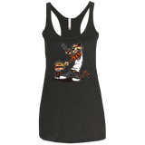 T-Shirts Vintage Black / X-Small Superhero Team Women's Triblend Racerback Tank