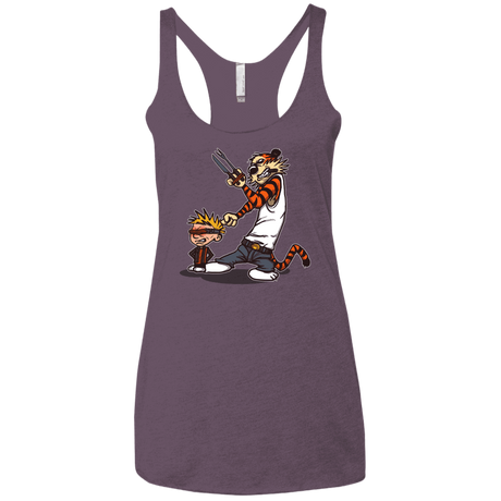 T-Shirts Vintage Purple / X-Small Superhero Team Women's Triblend Racerback Tank