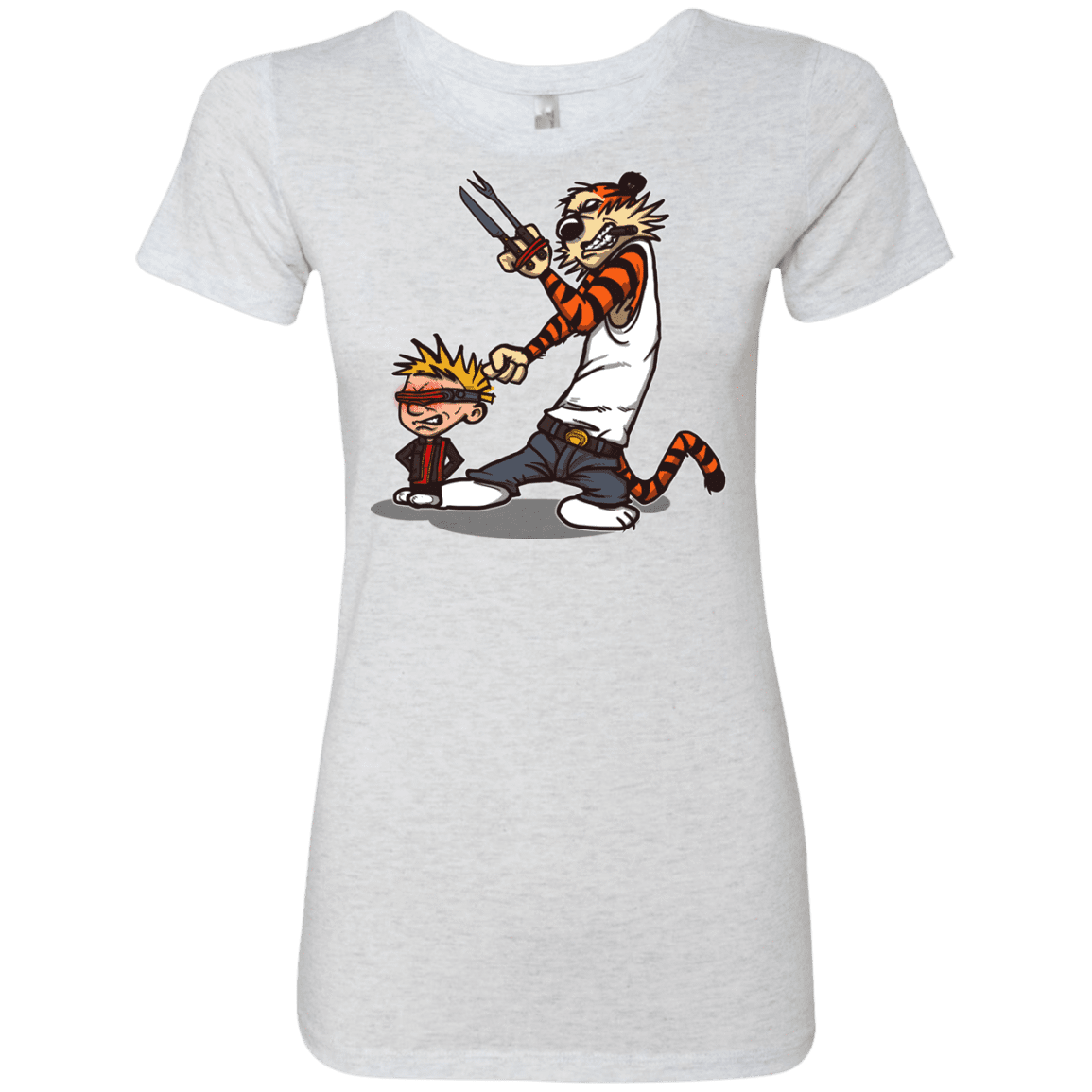 T-Shirts Heather White / S Superhero Team Women's Triblend T-Shirt