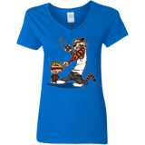 T-Shirts Royal / S Superhero Team Women's V-Neck T-Shirt