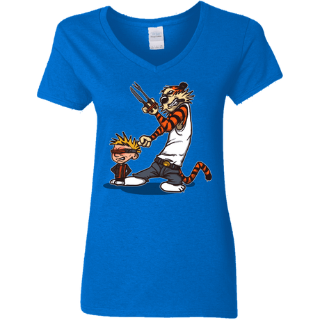 T-Shirts Royal / S Superhero Team Women's V-Neck T-Shirt