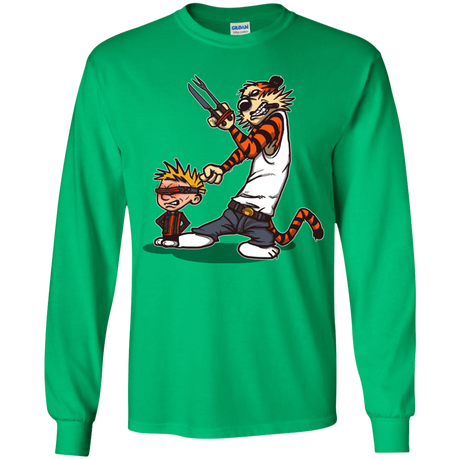 T-Shirts Irish Green / YS Superhero Team Youth Long Sleeve T-Shirt