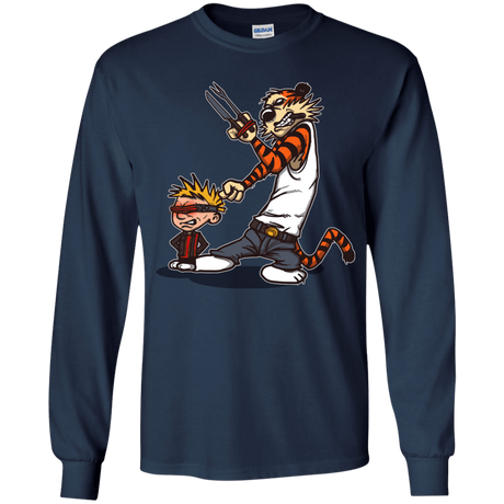T-Shirts Navy / YS Superhero Team Youth Long Sleeve T-Shirt