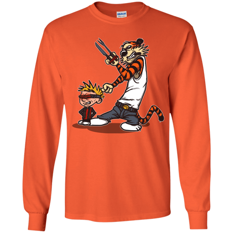 T-Shirts Orange / YS Superhero Team Youth Long Sleeve T-Shirt