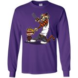T-Shirts Purple / YS Superhero Team Youth Long Sleeve T-Shirt