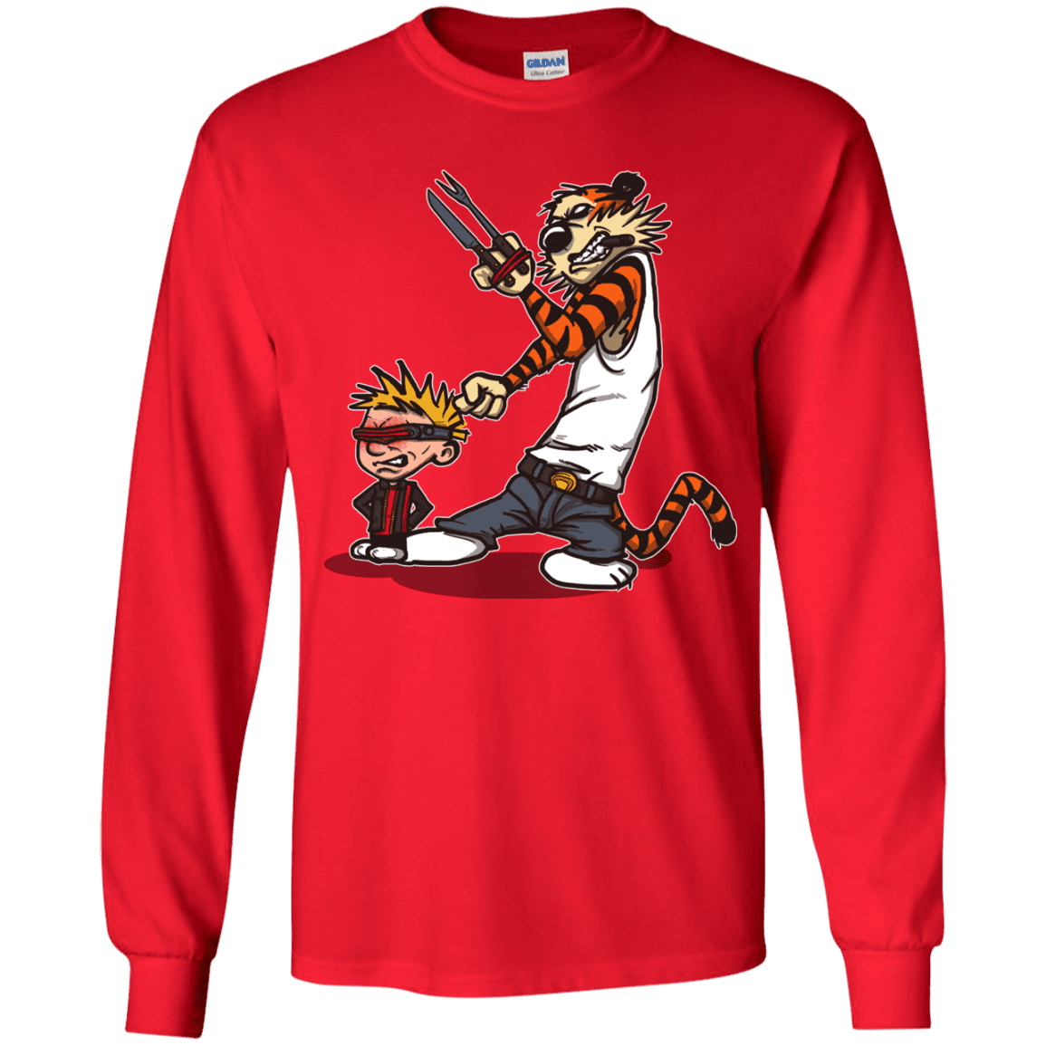 T-Shirts Red / YS Superhero Team Youth Long Sleeve T-Shirt