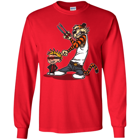 T-Shirts Red / YS Superhero Team Youth Long Sleeve T-Shirt