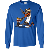 T-Shirts Royal / YS Superhero Team Youth Long Sleeve T-Shirt