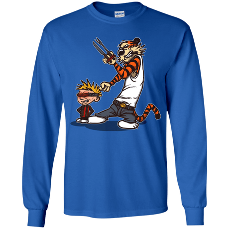 T-Shirts Royal / YS Superhero Team Youth Long Sleeve T-Shirt
