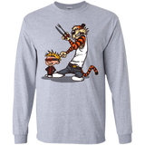 T-Shirts Sport Grey / YS Superhero Team Youth Long Sleeve T-Shirt