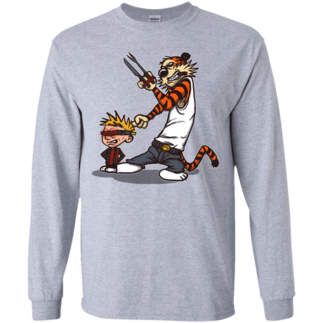 T-Shirts Sport Grey / YS Superhero Team Youth Long Sleeve T-Shirt