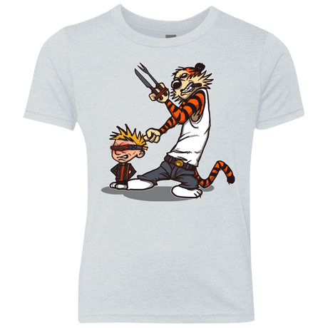 T-Shirts Heather White / YXS Superhero Team Youth Triblend T-Shirt