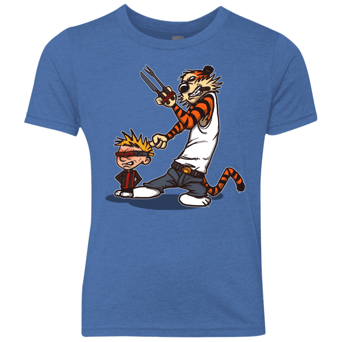 T-Shirts Vintage Royal / YXS Superhero Team Youth Triblend T-Shirt