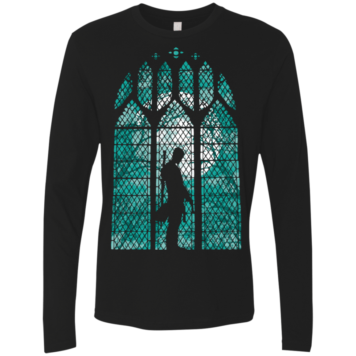T-Shirts Black / S Superhuman Men's Premium Long Sleeve