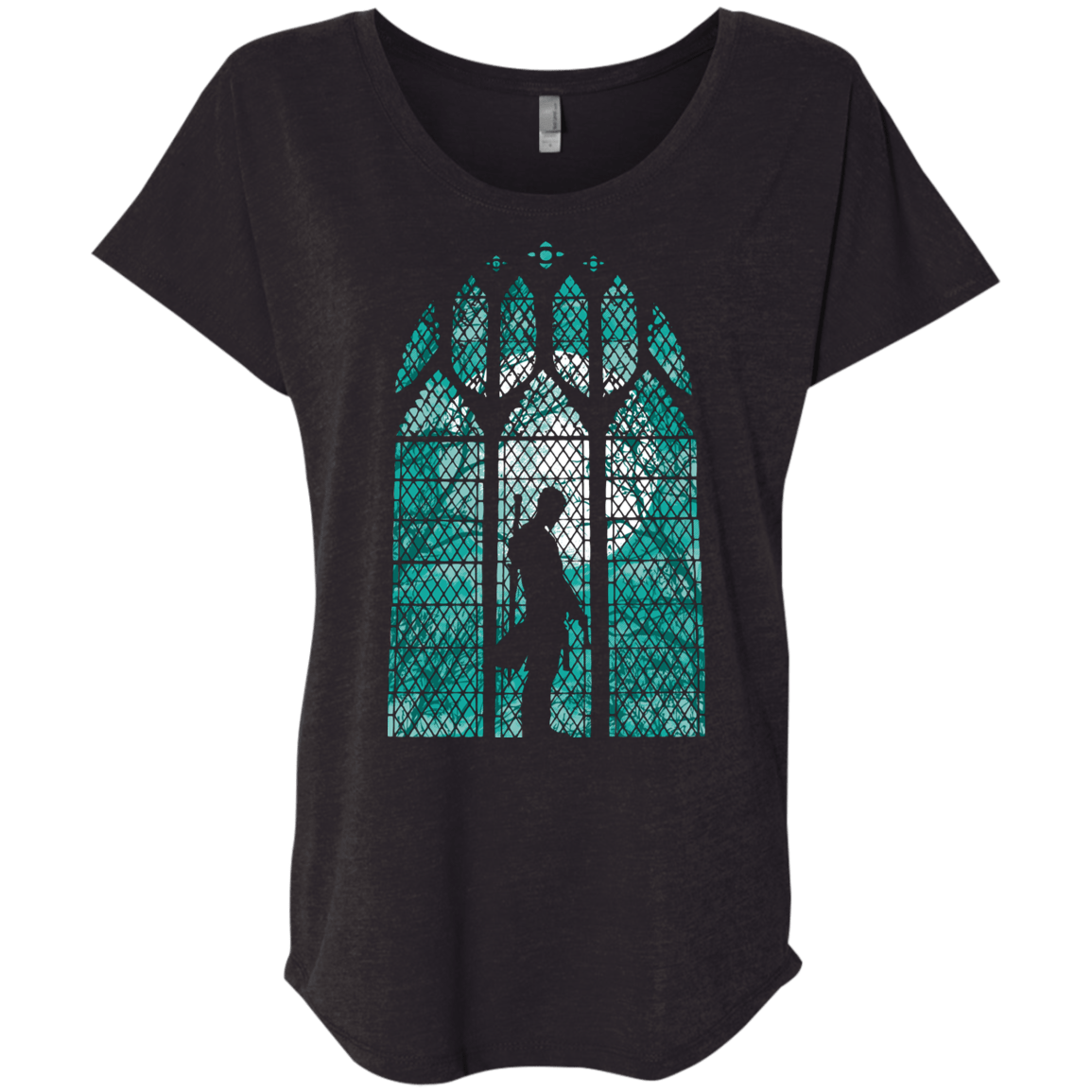 T-Shirts Vintage Black / X-Small Superhuman Triblend Dolman Sleeve