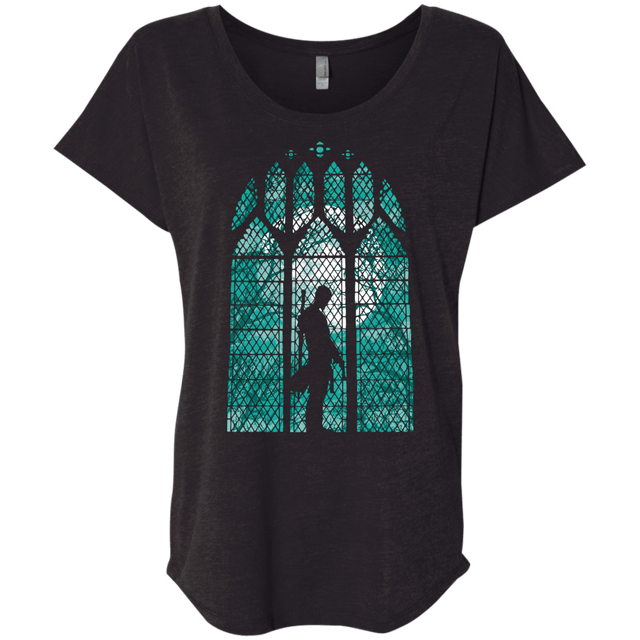 T-Shirts Vintage Black / X-Small Superhuman Triblend Dolman Sleeve