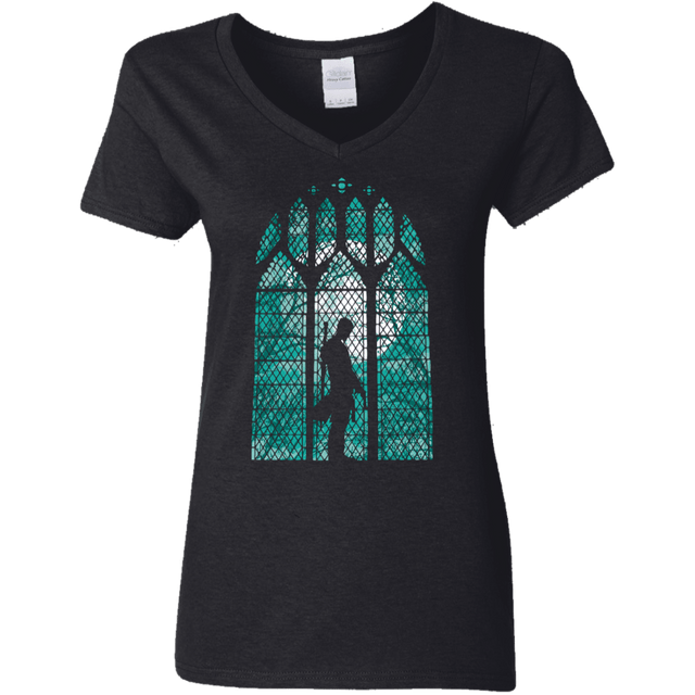 T-Shirts Black / S Superhuman Women's V-Neck T-Shirt