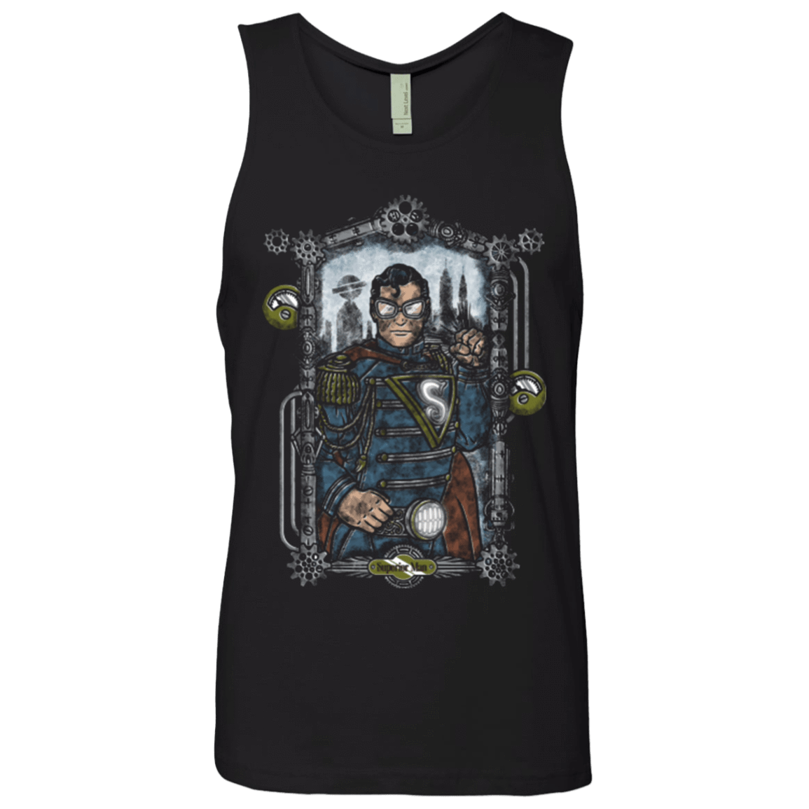 T-Shirts Black / Small Superior Man Men's Premium Tank Top