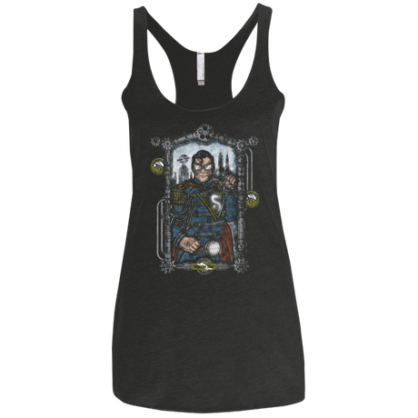 T-Shirts Vintage Black / X-Small Superior Man Women's Triblend Racerback Tank