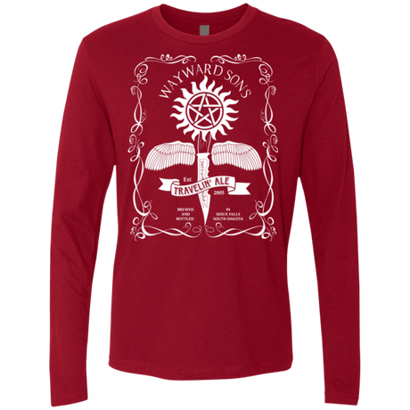 T-Shirts Cardinal / Small Supernatural 3 Men's Premium Long Sleeve
