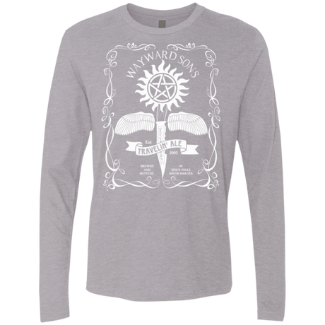 T-Shirts Heather Grey / Small Supernatural 3 Men's Premium Long Sleeve