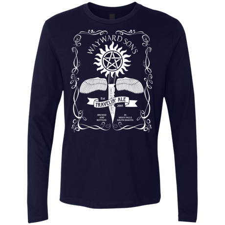 T-Shirts Midnight Navy / Small Supernatural 3 Men's Premium Long Sleeve