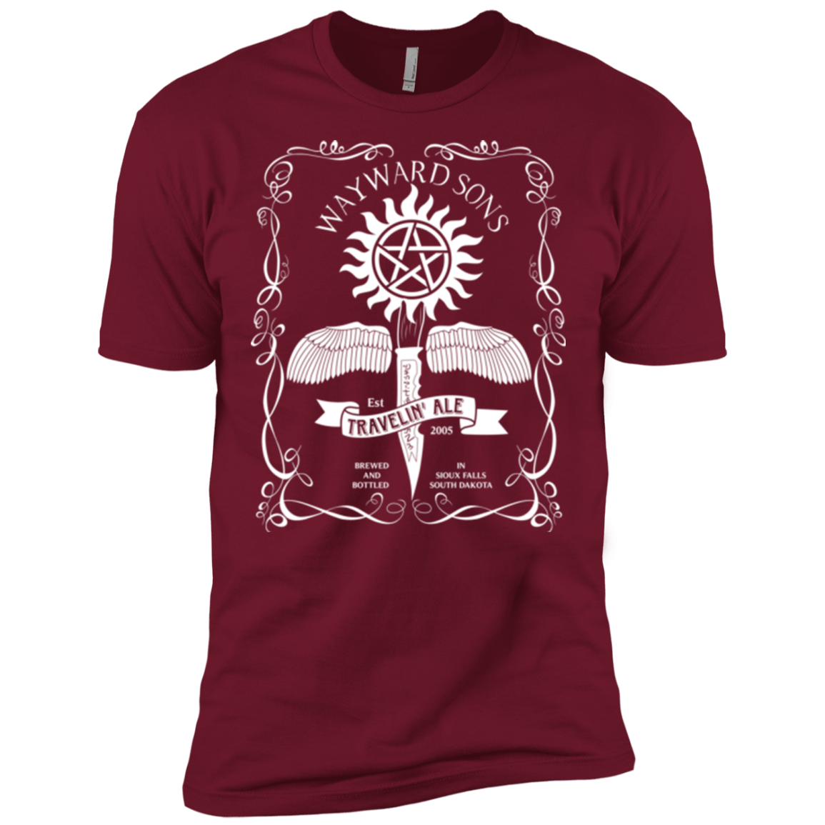 T-Shirts Cardinal / X-Small Supernatural 3 Men's Premium T-Shirt