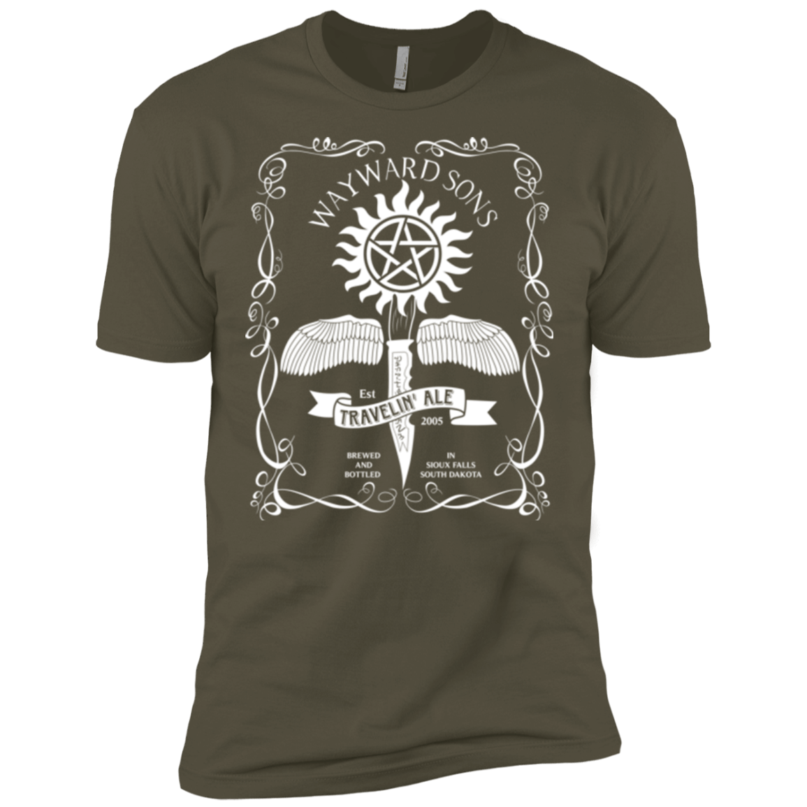 T-Shirts Military Green / X-Small Supernatural 3 Men's Premium T-Shirt