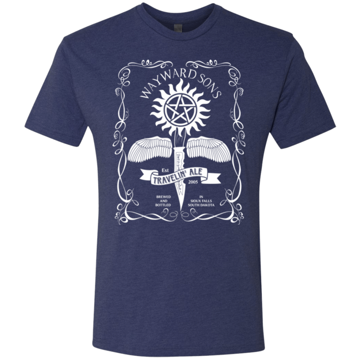 T-Shirts Vintage Navy / Small Supernatural 3 Men's Triblend T-Shirt