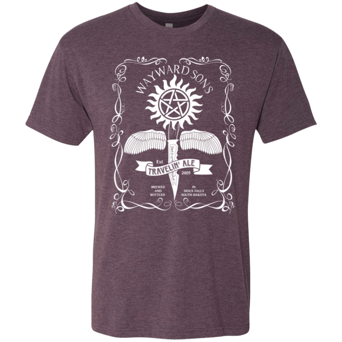 T-Shirts Vintage Purple / Small Supernatural 3 Men's Triblend T-Shirt