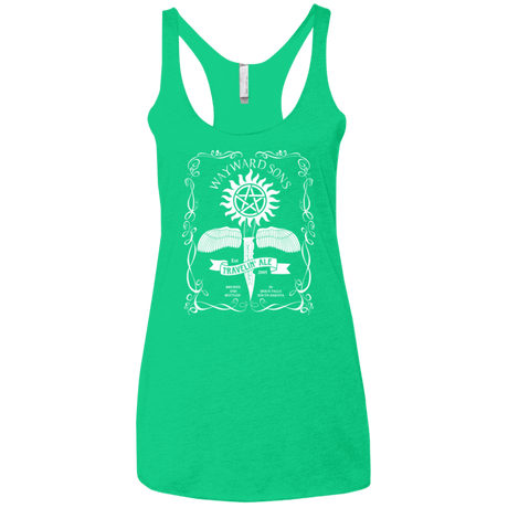 T-Shirts Envy / X-Small Supernatural 3 Women's Triblend Racerback Tank