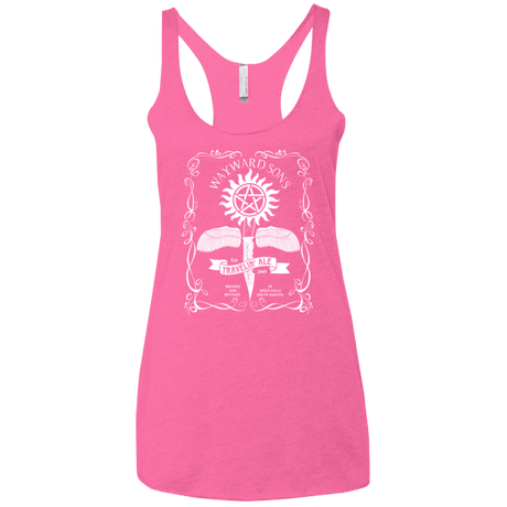 T-Shirts Vintage Pink / X-Small Supernatural 3 Women's Triblend Racerback Tank