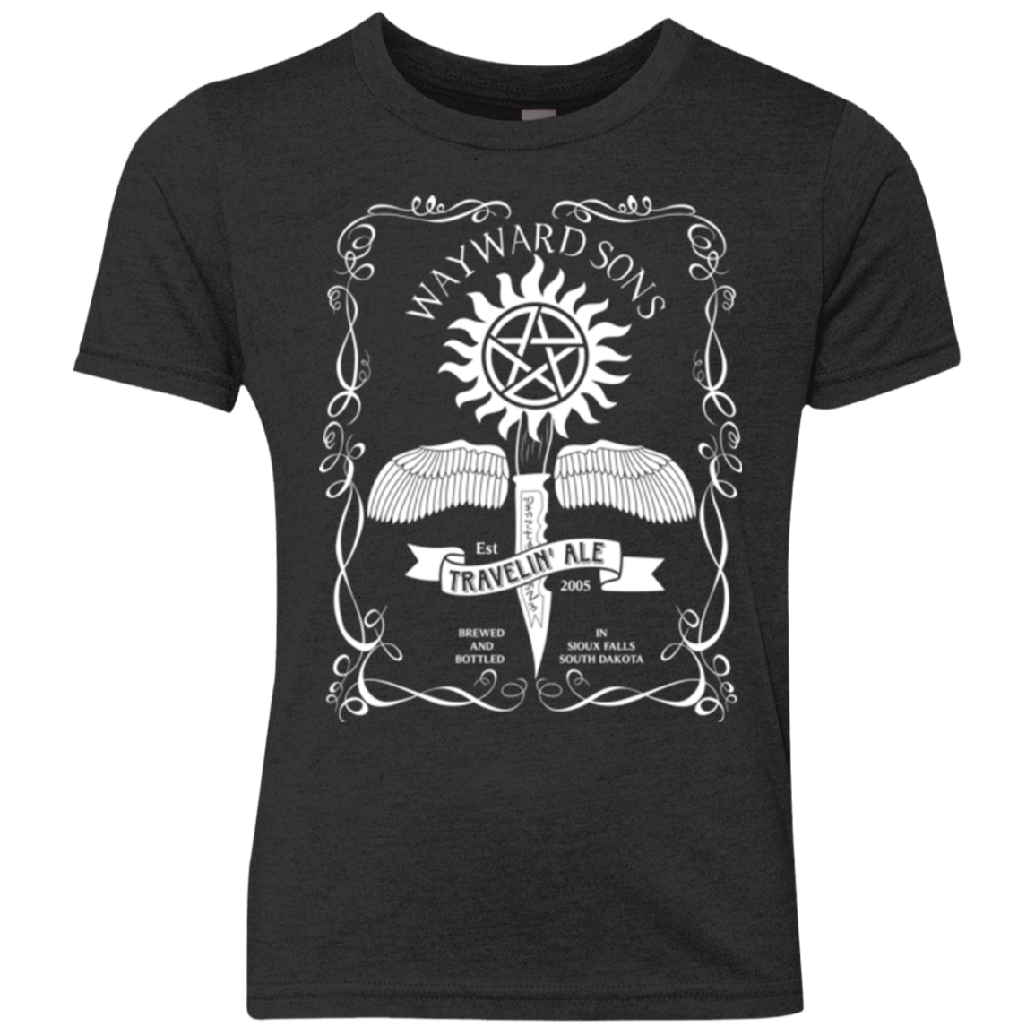 T-Shirts Vintage Black / YXS Supernatural 3 Youth Triblend T-Shirt